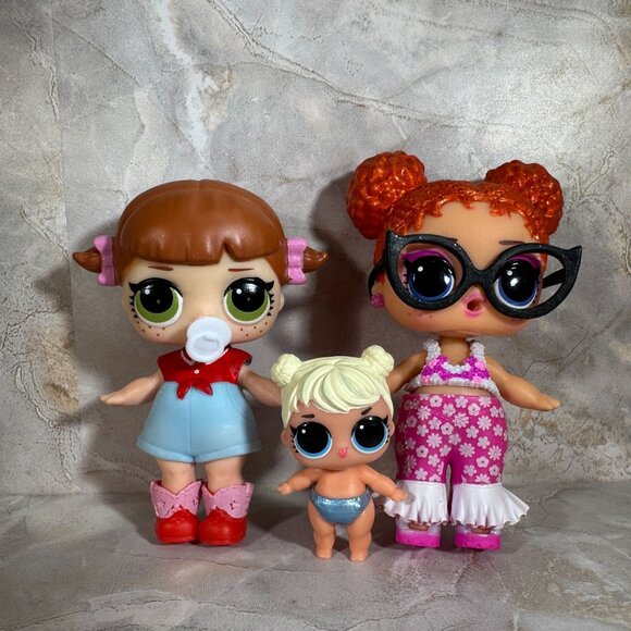 LOL Surprise Dolls Set Of 3 With Accessories & Outfits Line Dancer Sunshine - Picture 1 of 8